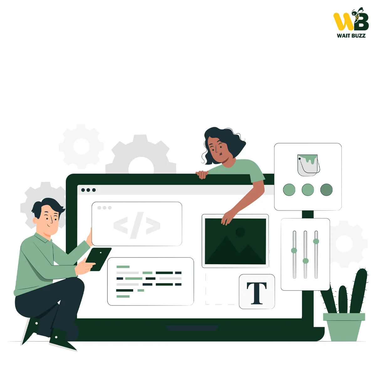 اعتمد على فريق WaitBuzz لخلق هوية تجارية مميزة لمشروعك