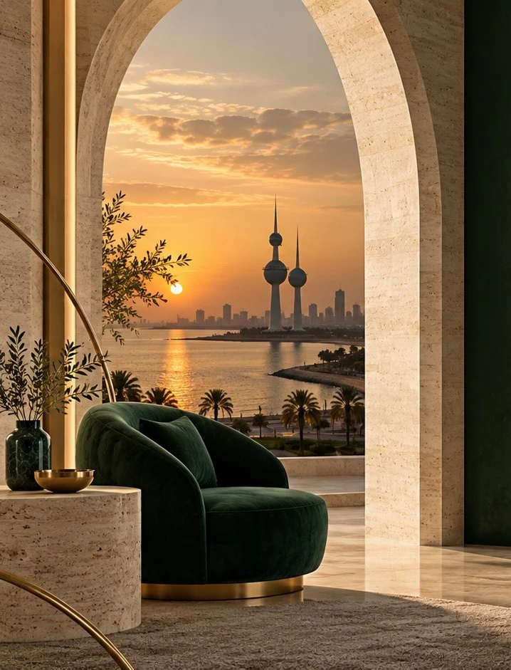 هوية WaitBuzz مستوحاة من الكويت